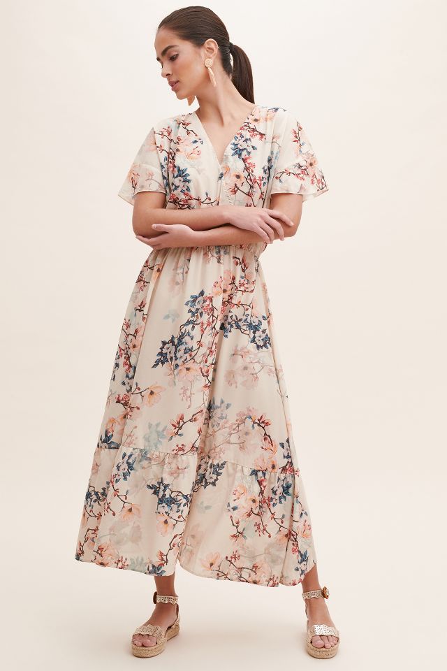 Filuca Floral-Print Wrap Dress | Anthropologie UK