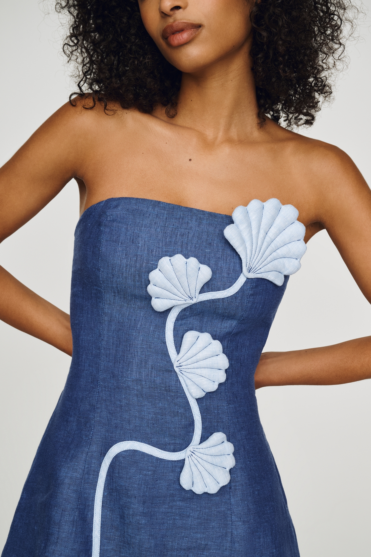 AZULU Dante 100% Linen Dress