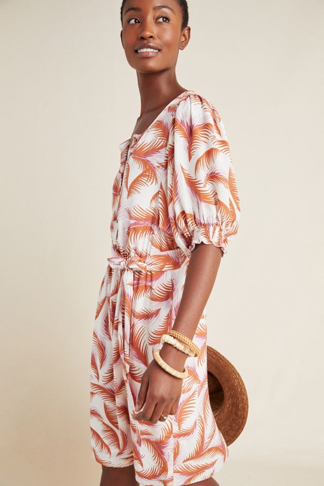 Nicole Puff-Sleeved Shirtdress #3