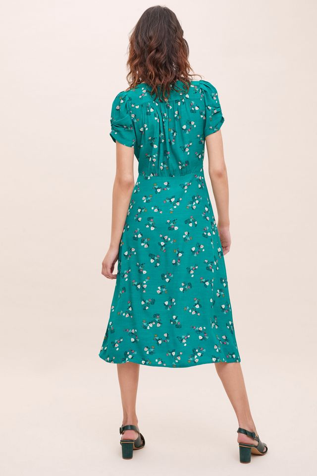 Upala Floral-Print Midi Dress #1