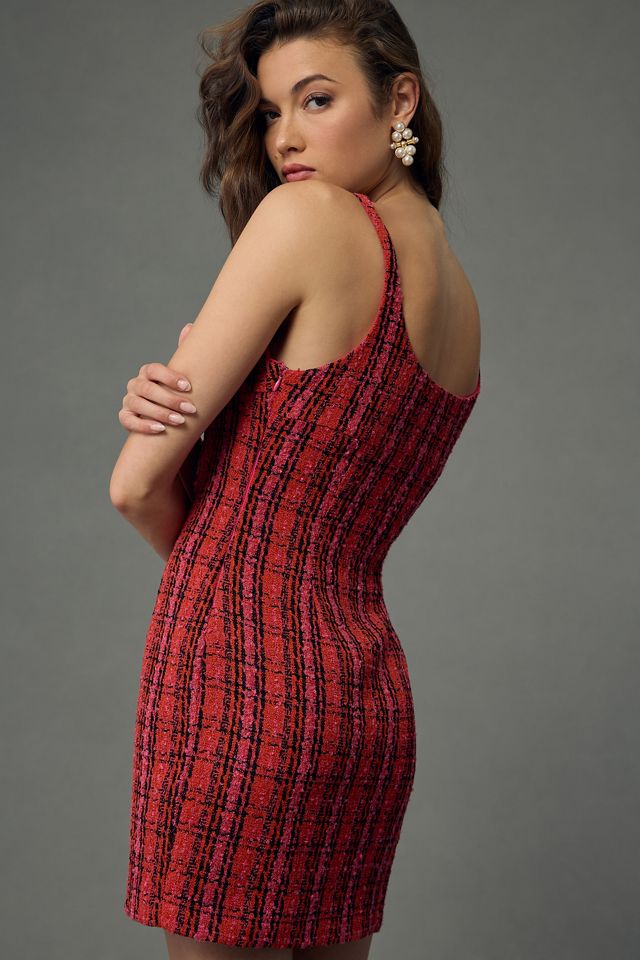 Endless Rose Sleeveless Sweetheart Tweed Dress #3