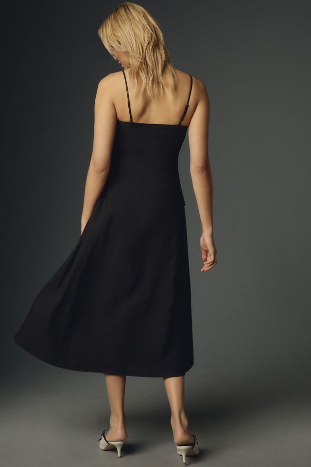 Endless Rose Sleeveless Square-Neck A-Line Midi Dress #1