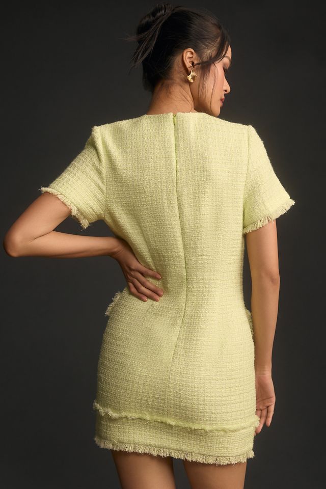 English Factory Short-Sleeve Tweed Mini Dress #2