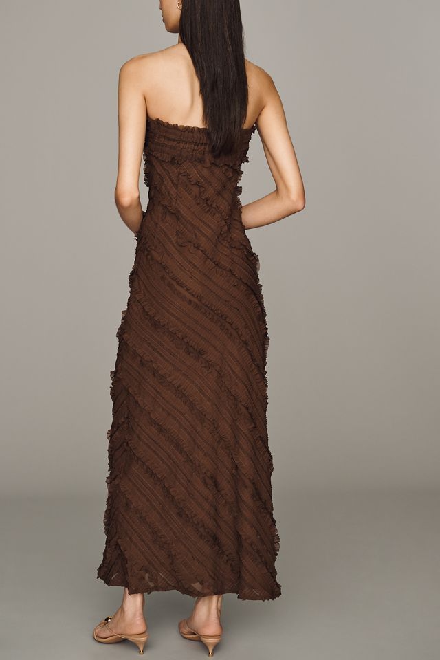 Endless Rose Strapless Textured Column Midi Dress #2