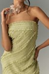 Endless Rose Strapless Textured Column Midi Dress