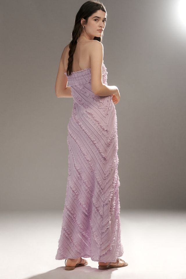 Endless Rose Strapless Textured Column Midi Dress #2