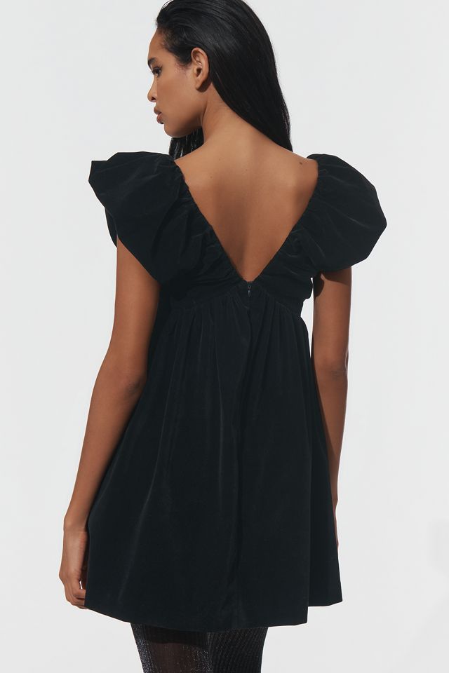 Endless Rose Velvet Bow Mini Dress #1