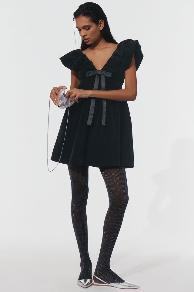 Endless Rose Velvet Bow Mini Dress #2
