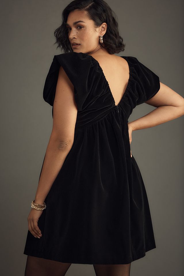 Endless Rose Velvet Bow Mini Dress #5