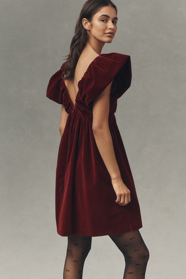 Endless Rose Velvet Bow Mini Dress #2
