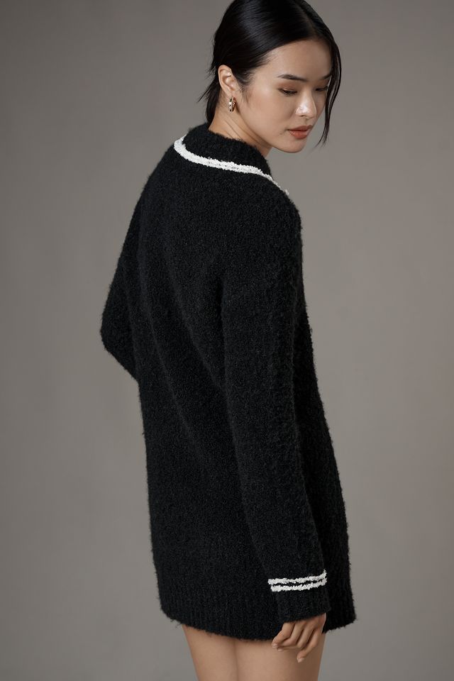 Endless Rose Long-Sleeve Bow Slim Sweater Mini Dress #3