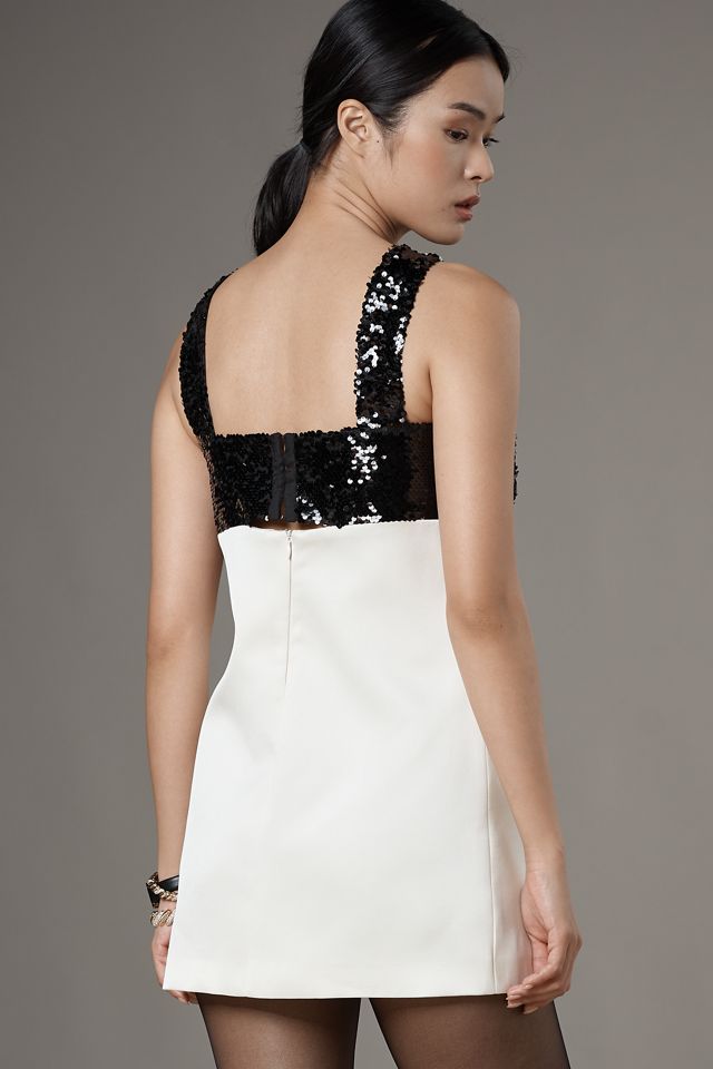 Endless Rose Sequin Bow Shift Mini Dress #3