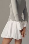 Endless Rose Long-Sleeve Twofer Bubble Mini Dress