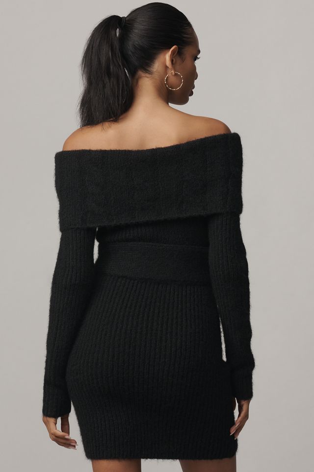 Endless Rose Off-The-Shoulder Sweater Dress #2