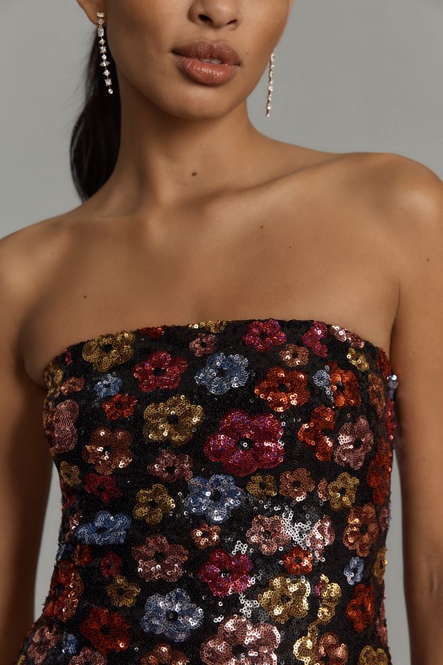 Endless Rose Strapless Sequin Mini Dress #2