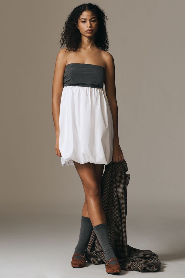 Endless Rose Strapless Twofer Bubble Mini Dress #2