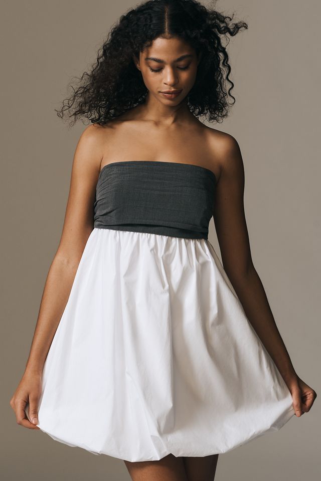 Endless Rose Strapless Twofer Bubble Mini Dress #3
