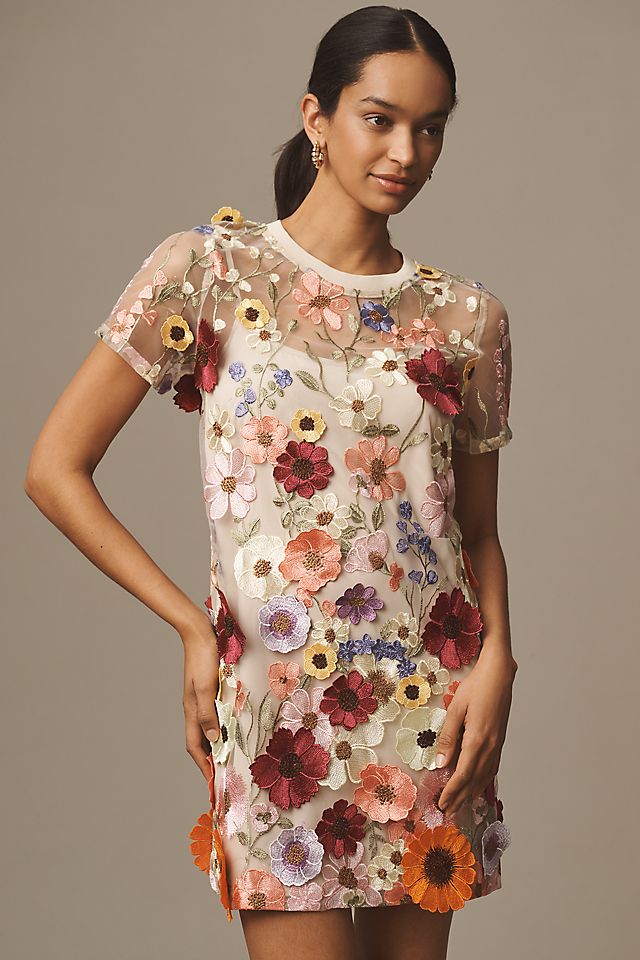 sheer flower dress 3D Floral Embroidered Wedding Gown: Corset its a celebration of fun and style Pink Floral Lace Sheer Corset