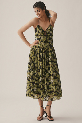 Cut-Out Midi Dress