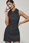 Endless Rose Sleeveless Collared Denim Mini Dress | Anthropologie