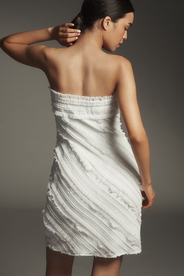 Endless Rose Strapless Textured Fitted Mini Dress #1