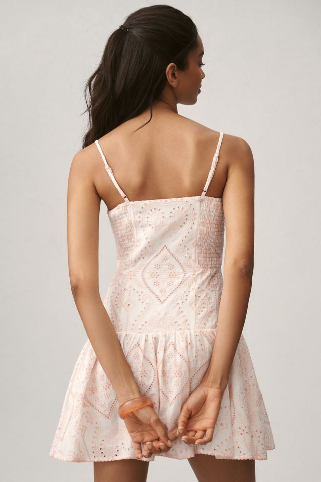 Endless Rose Square-Neck Drop-Waist Mini Dress #2
