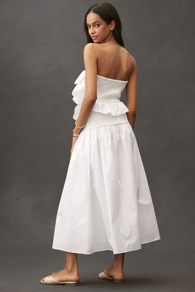 Endless Rose Strapless Ruffle Midi Dress #3