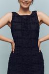 Endless Rose Sleeveless Crew-Neck Textured Mini Dress