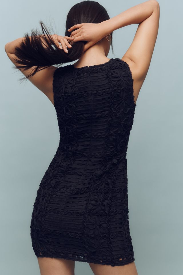 Endless Rose Sleeveless Crew-Neck Textured Mini Dress #3