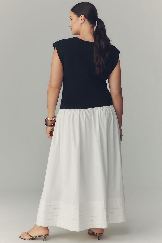 Endless Rose Knit Drop-Waist Fit & Flare Midi Dress #1
