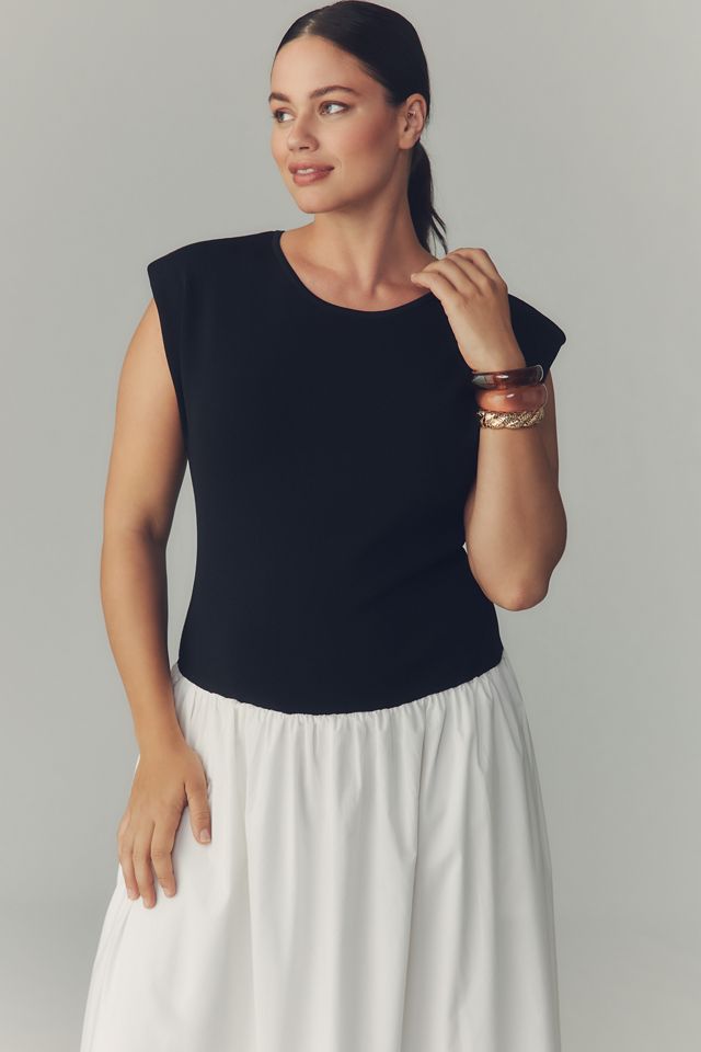 Endless Rose Knit Drop-Waist Fit & Flare Midi Dress #2