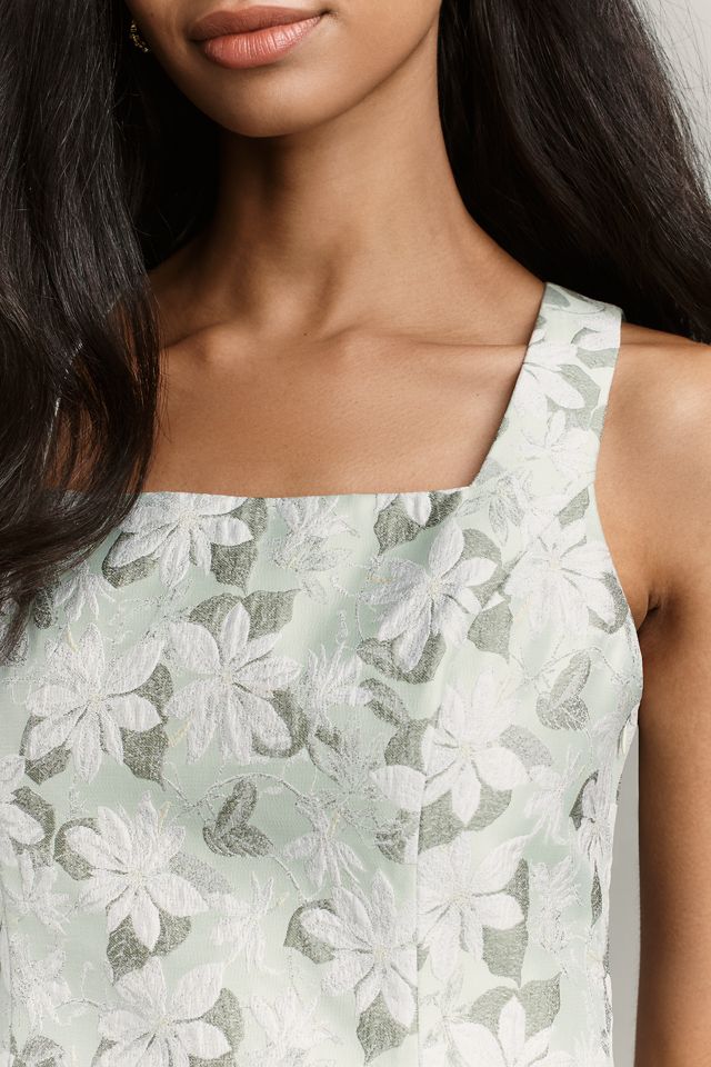 Endless Rose Petite Sleeveless Floral Jacquard Mini Dress #2