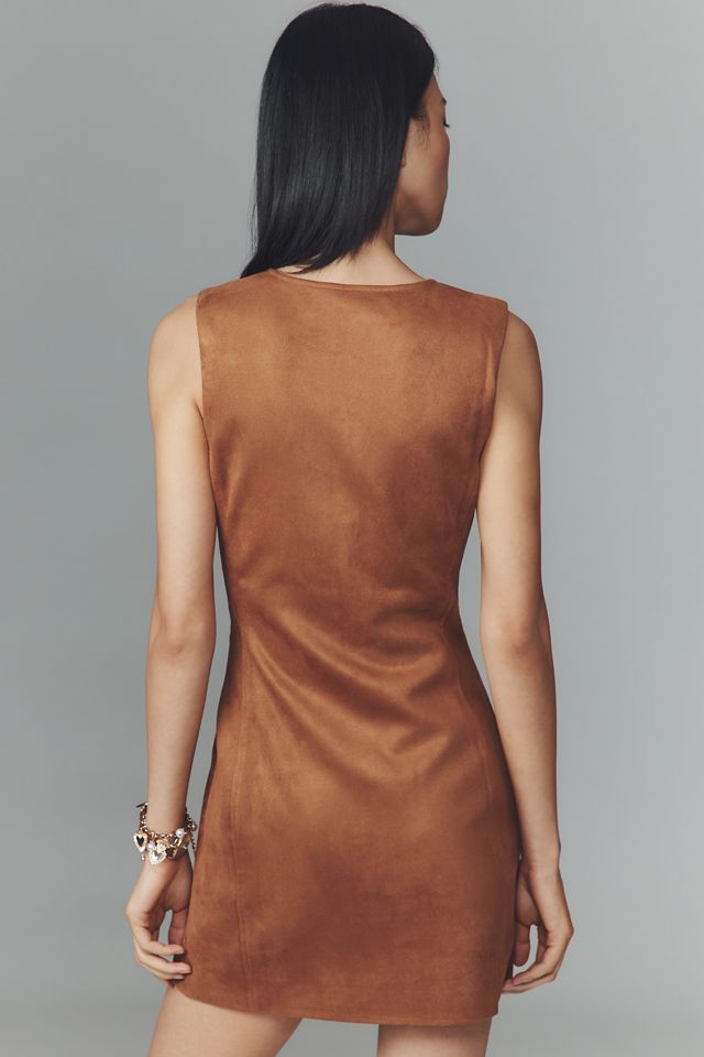 Endless Rose Faux-Suede Sleeveless Mini Dress #2