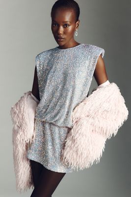 Anna Sui Houndstooth Jumper Mini Dress | Anthropologie