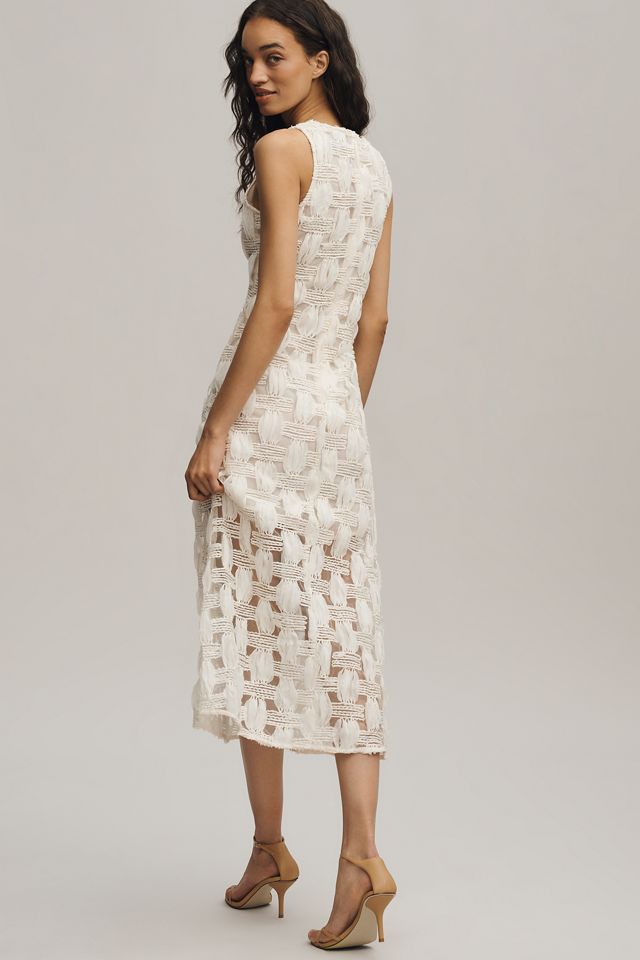 Endless Rose Sleeveless Textured Column Dress | Anthropologie