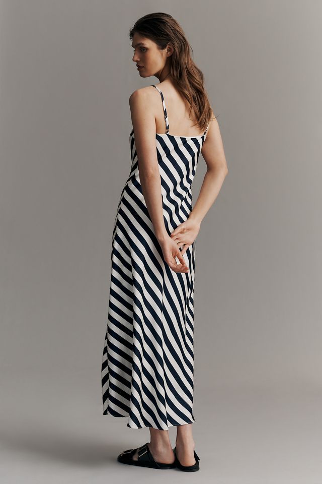 Endless Rose Sleeveless Bias Satin Maxi Dress #3