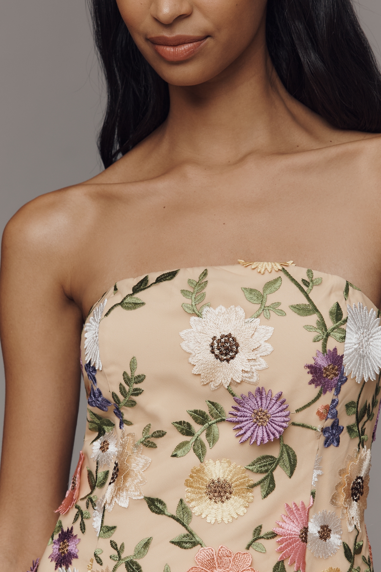 Endless Rose 3D Floral Mini Dress