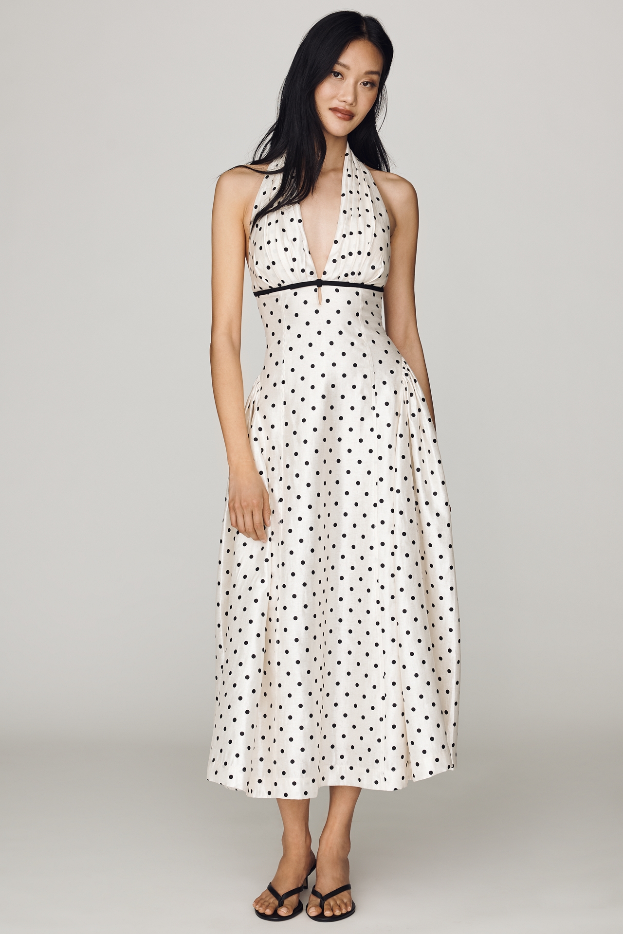 Endless Rose Drop-Waist Halter Dress