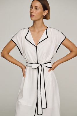 Endless Rose Trimmed Midi Dress