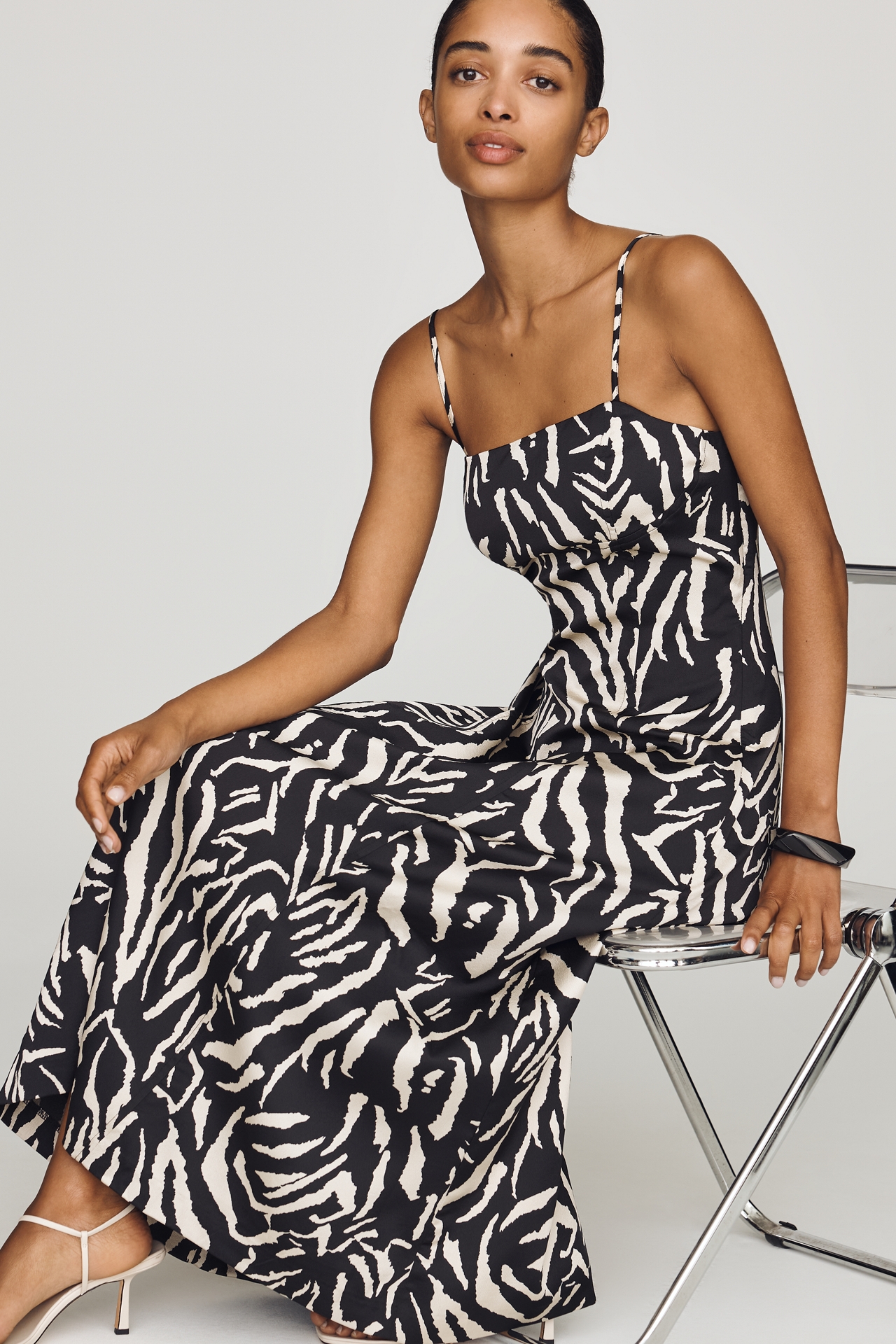 Endless Rose Zebra Midi Dress
