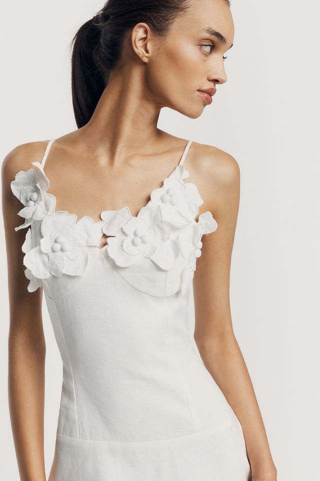 Endless Rose 3D Floral Midi Dress #1