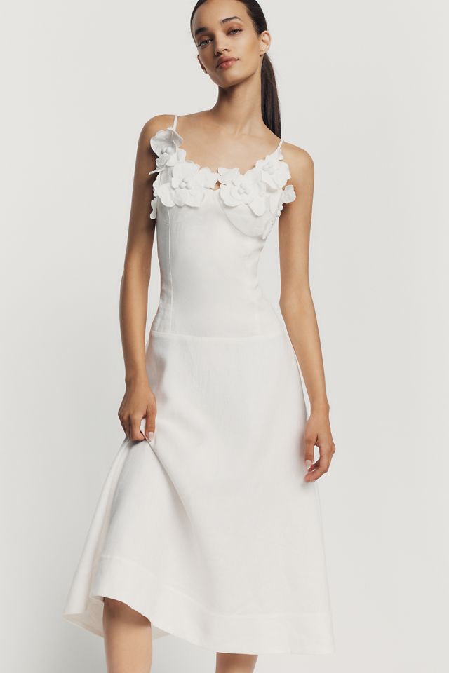 Endless Rose 3D Floral Midi Dress #3