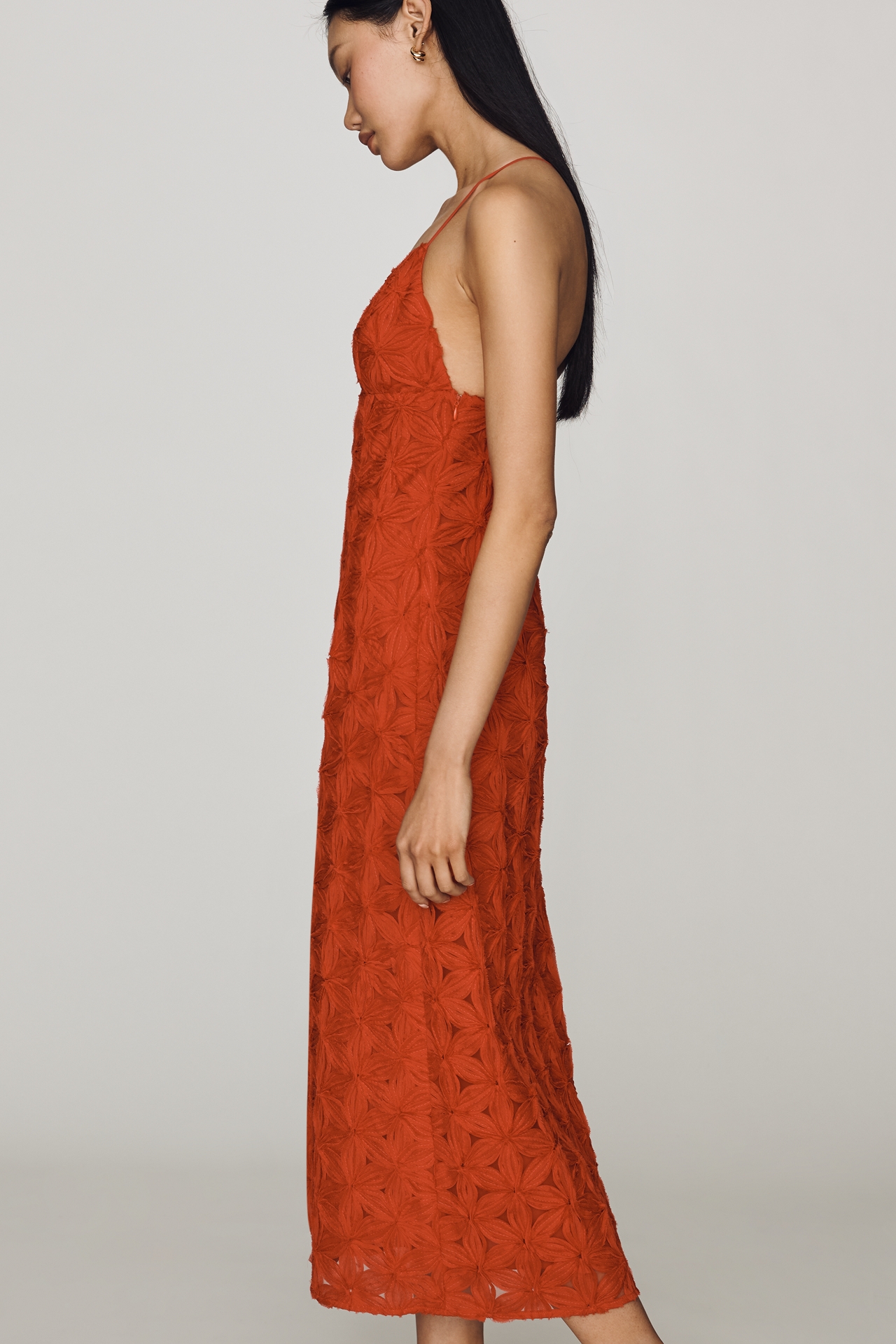 Endless Rose Textured Midi Dress