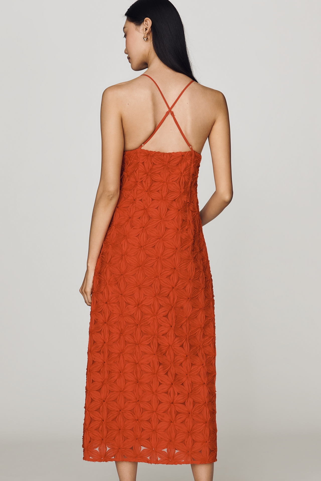 Endless Rose Textured Midi Dress