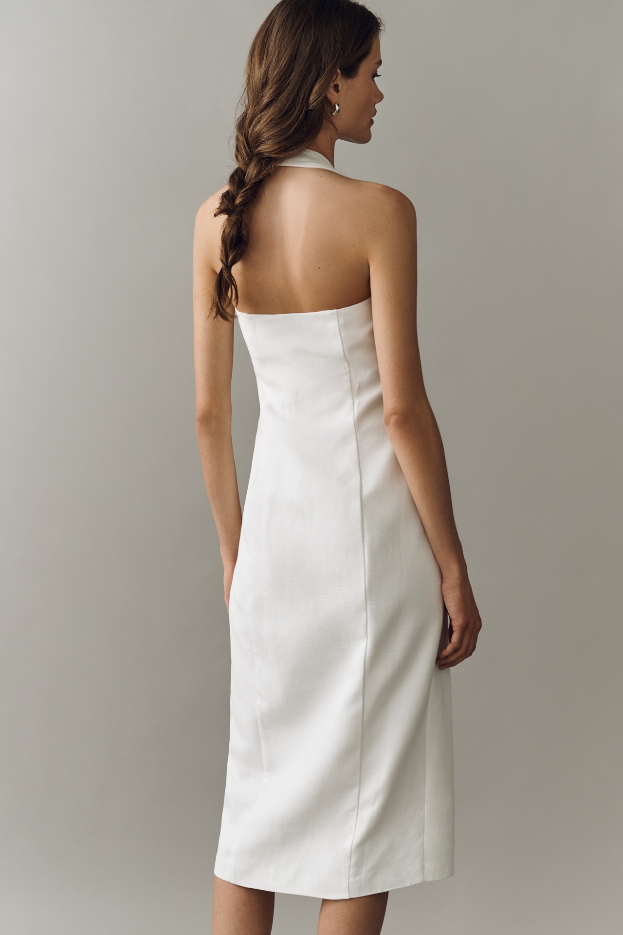Endless Rose Button-Front Midi Dress