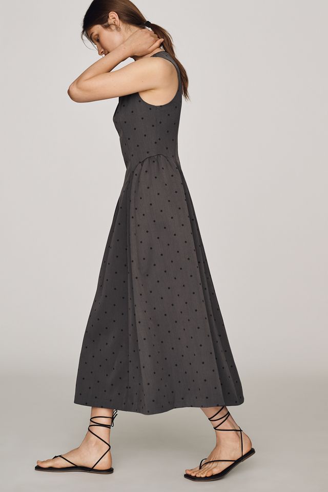 Endless Rose Basque-Waist Midi Dress #1