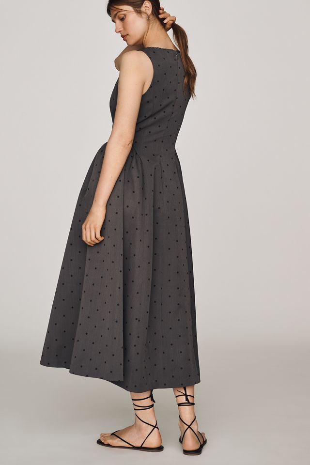 Endless Rose Basque-Waist Midi Dress #3