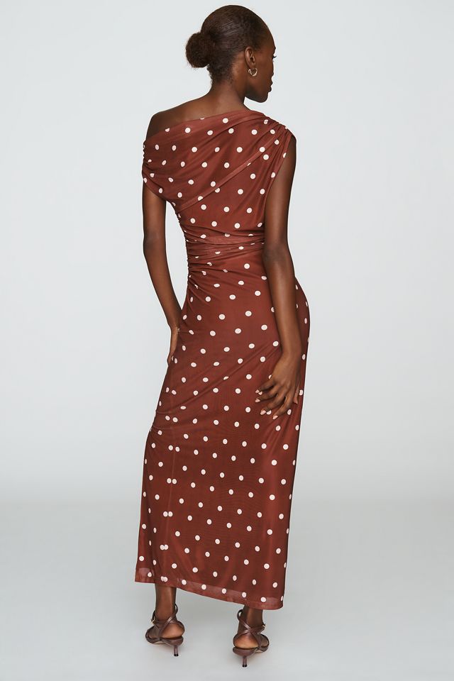 Endless Rose Off-Shoulder Mesh Midi Dress #1