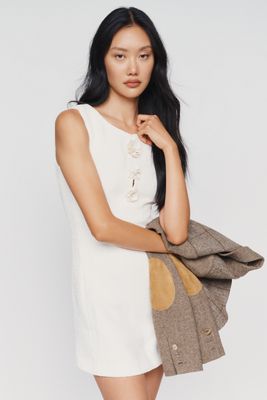 Endless Rose Rosette Tweed Mini Dress