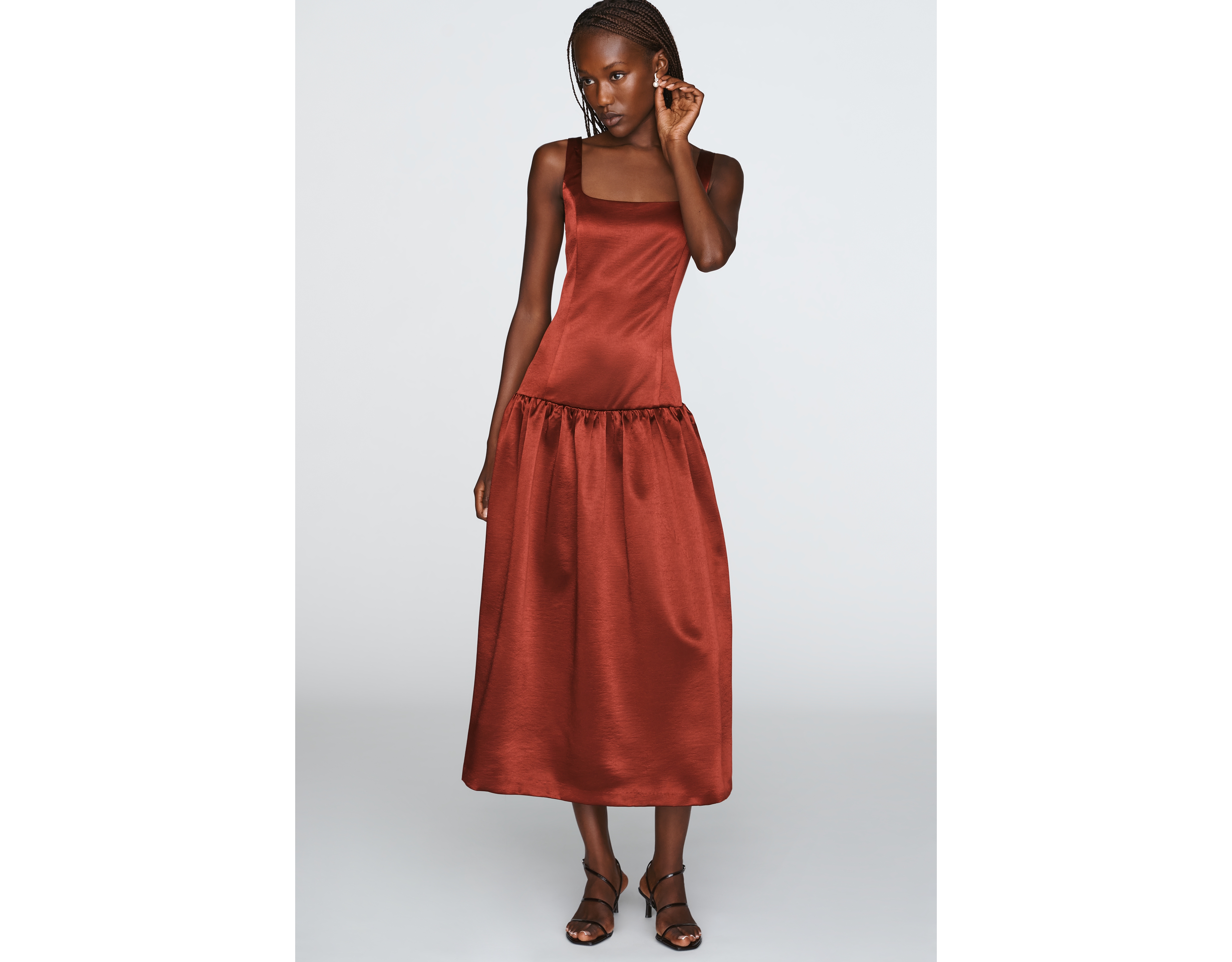 Endless Rose Drop Waist Midi Dress